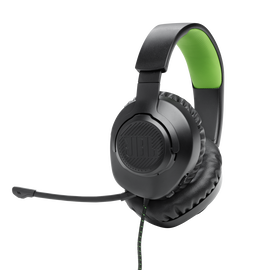 JBL Quantum 100X Console - Black - Wired over-ear gaming headset with a detachable mic - Hero